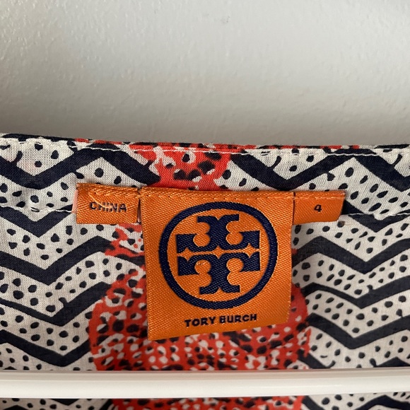 Tory Burch Liseth fringe tunic swim cover up size 4 - Picture 2 of 3